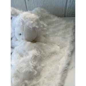 Plush Lamb Security Blanket Lovey White Baby Soft Comfort Toy
